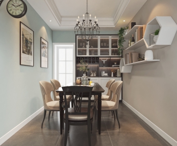 American Style Dining Room-ID:768106949