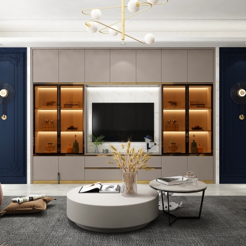 Modern A Living Room-ID:958780057