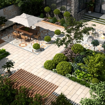 Modern Courtyard/landscape-ID:905339964