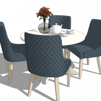 Modern Dining Table And Chairs-ID:198281055