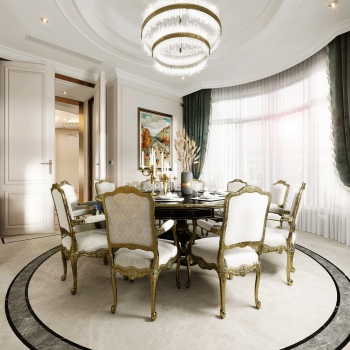 French Style Dining Room-ID:252800946