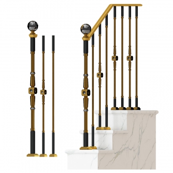 Modern Stair Balustrade/elevator-ID:217556955