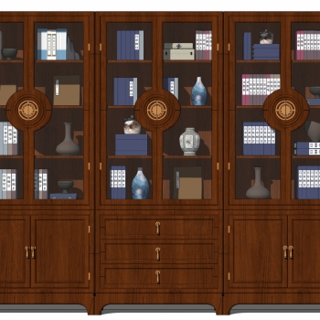 Chinese Style Bookcase-ID:462780951