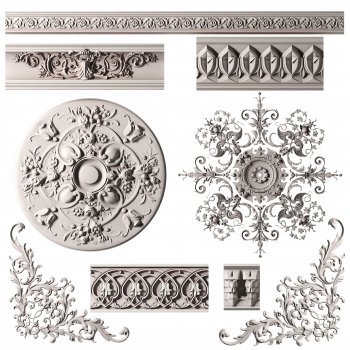 Simple European Style Carving-ID:261471037