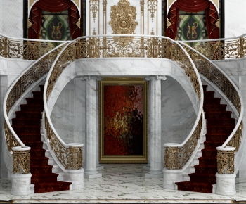 European Style Stair Balustrade/elevator-ID:788456927