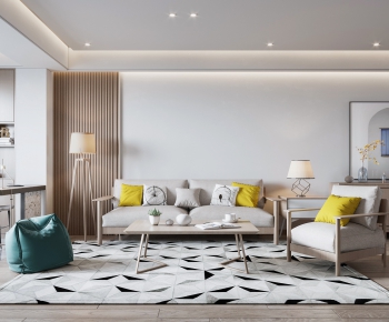 Modern A Living Room-ID:256072043