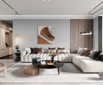 Modern A Living Room-ID:317405944