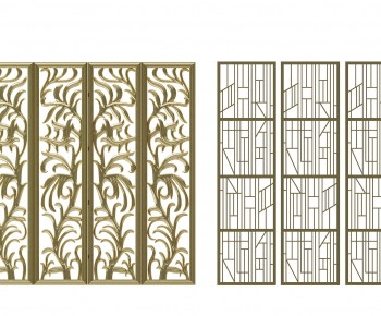 Modern Metal Screen Partition-ID:578927043