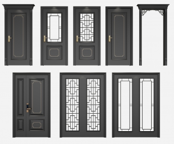 New Chinese Style Door-ID:506202945
