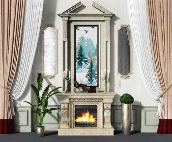 European Style Fireplace-ID:930432082