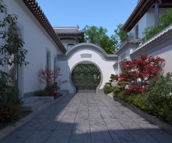 中式庭院/景观-ID:508470064