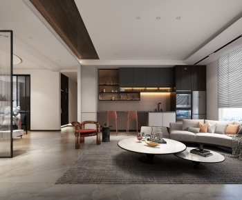 Modern A Living Room-ID:420537954