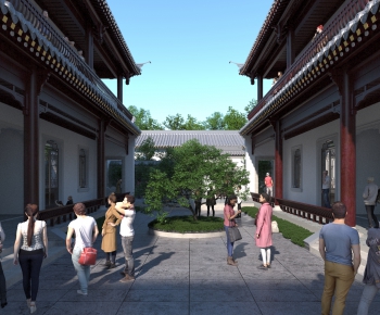 Chinese Style Courtyard/landscape-ID:219525108