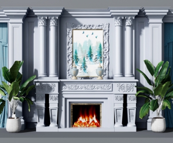 European Style Fireplace-ID:462357044