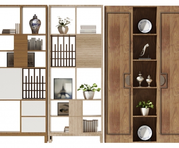 New Chinese Style Shelving-ID:399451974