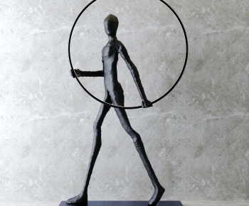 现代抽象人物雕塑摆件-ID:422218081