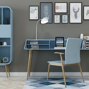 Nordic Style Computer Desk And Chair-ID:188700911