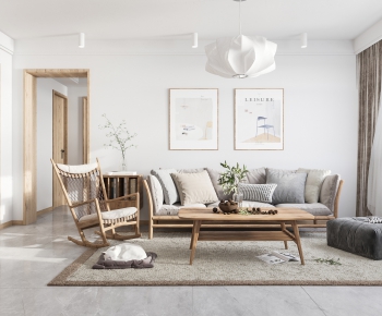 Nordic Style A Living Room-ID:307032119