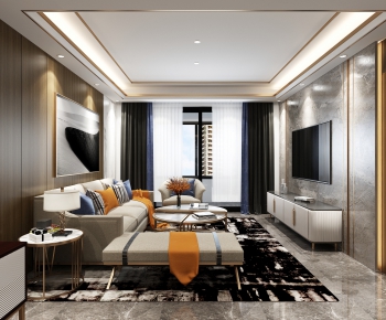 Modern A Living Room-ID:312097073