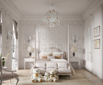 French Style Girl's Room Daughter's Room-ID:915838006
