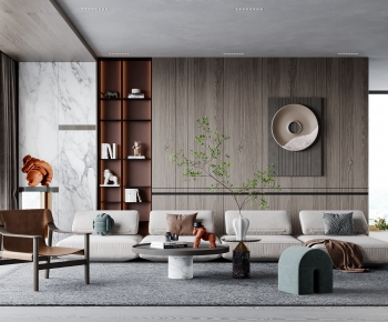 Modern A Living Room-ID:748321067