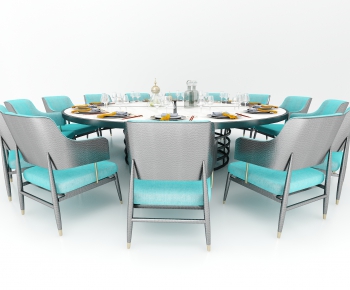 New Chinese Style Dining Table And Chairs-ID:227020032