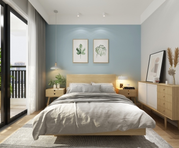 Nordic Style Bedroom-ID:691246037
