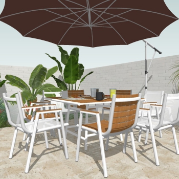 Modern Outdoor Tables And Chairs-ID:122589117