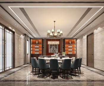 New Chinese Style Dining Room-ID:713069923