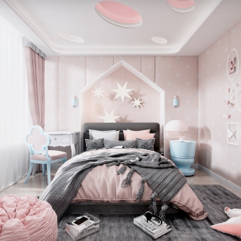 Modern Girl's Room Daughter's Room-ID:152738098