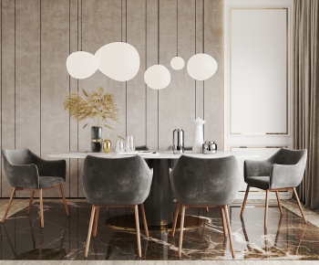 Modern Dining Table And Chairs-ID:962107904