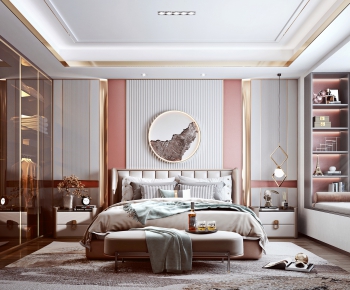 New Chinese Style Bedroom-ID:932322985