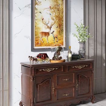 American Style Side Cabinet/Entrance Cabinet-ID:849100115