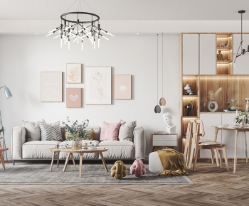 Nordic Style A Living Room-ID:687639001