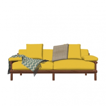 Nordic Style A Sofa For Two-ID:409939332