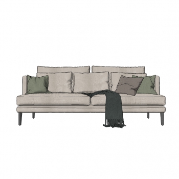 Modern A Sofa For Two-ID:336276058