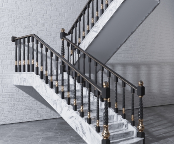Simple European Style Stair Balustrade/elevator-ID:810440065