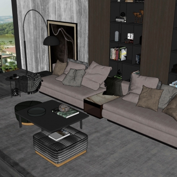 Modern Sofa Combination-ID:153269051