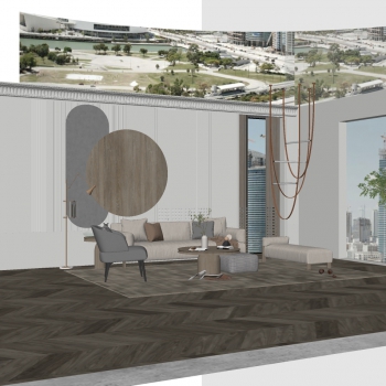 Modern A Living Room-ID:826759346