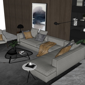 Modern Sofa Combination-ID:328907011