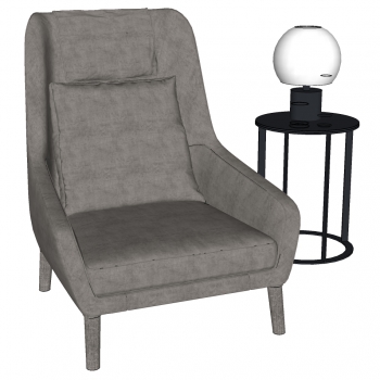 Modern Single Sofa-ID:687175992