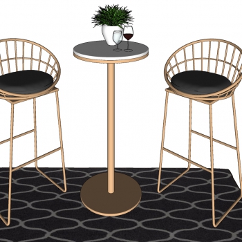Nordic Style Bar Chair-ID:265589951