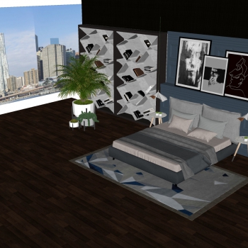 Modern Bedroom-ID:360444079