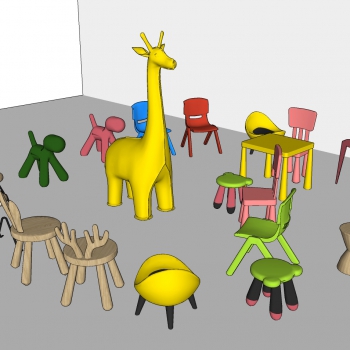 Modern Children's Table/chair-ID:520692118