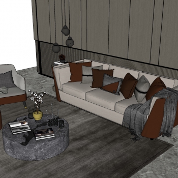 Modern Sofa Combination-ID:586263906