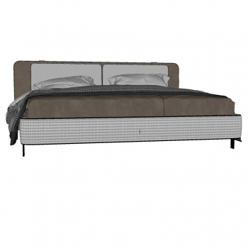 Modern Double Bed-ID:952181104