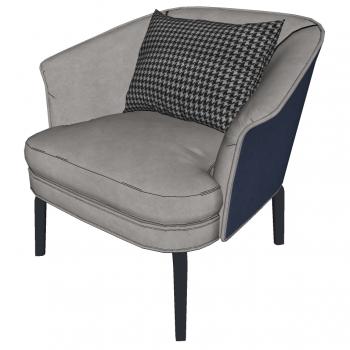 Modern Single Sofa-ID:991321095