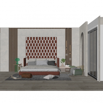 Modern Bedroom-ID:629980618