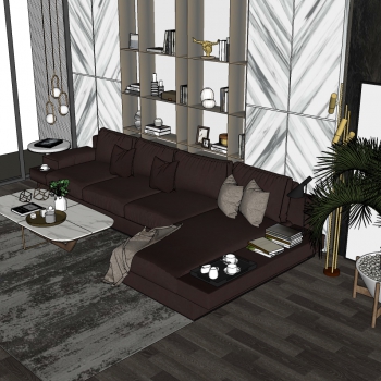 Modern Sofa Combination-ID:598772056