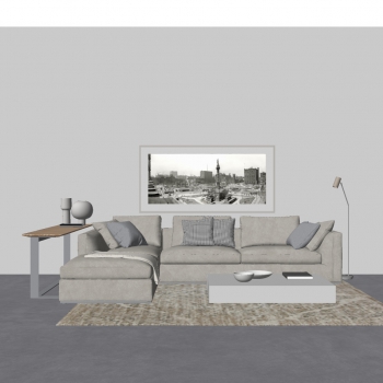 Modern Sofa Combination-ID:898196943